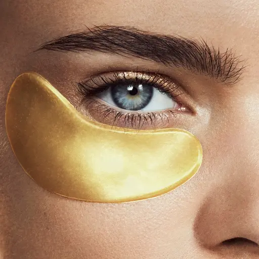 [MZ-180737-N] Hydra-Bright Gold Eye Mask (Pack of 5)