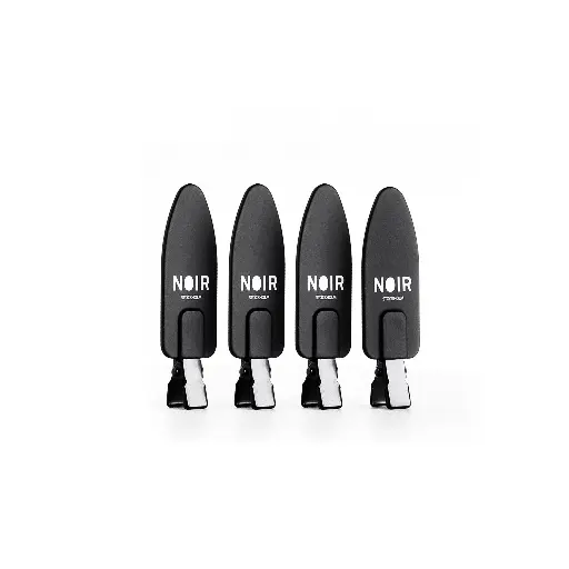 [NOIR-51] NOIR Metal Hair Clips 9.5cm (x4)