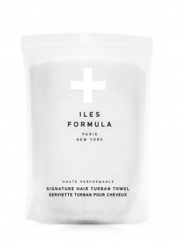 [ILES-012B] Turban Towel for Hair - WHITE